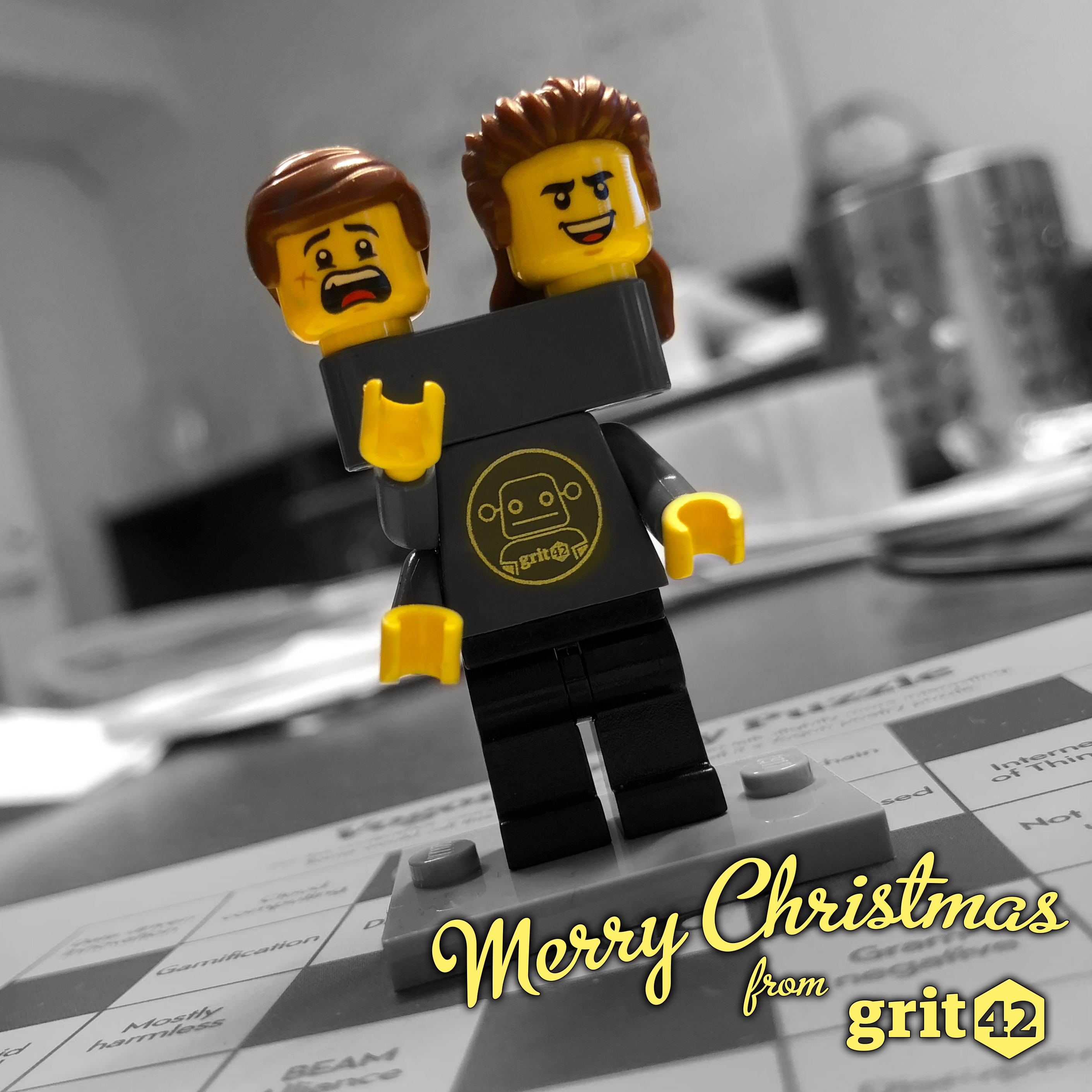 Merry Christmas from grit42. And Zaphod Beeblebrox.