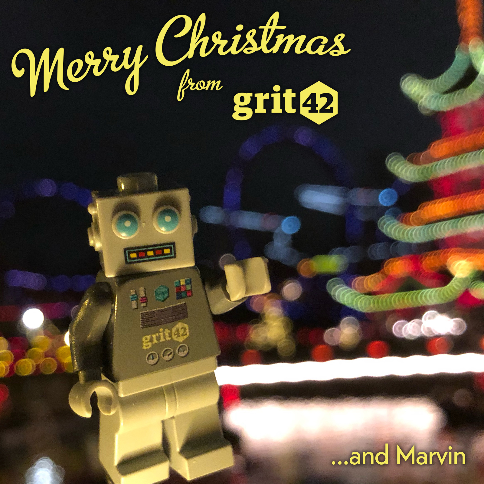 Merry Christmas from grit42. And Marvin.